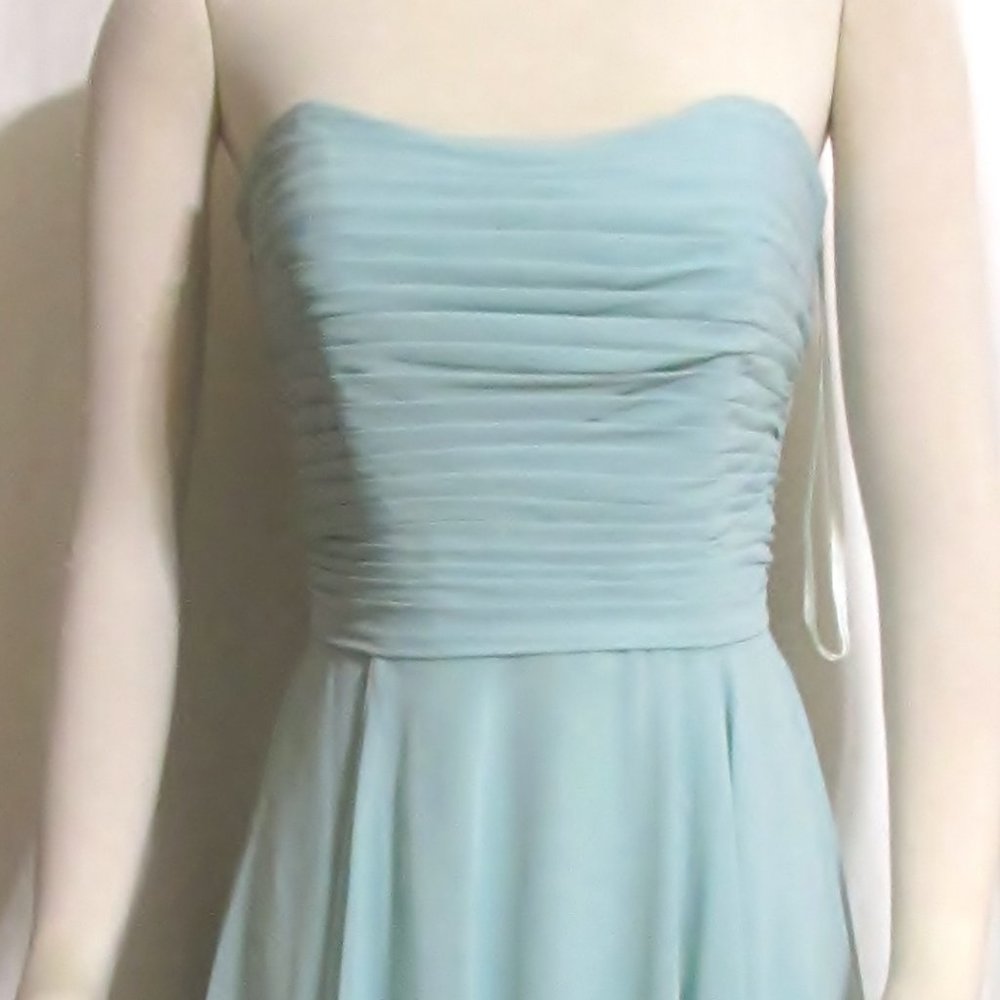 NEW Womens Ladies ALLURE BRIDALS Seafoam Long Formal Part Dress 12 Orig $172